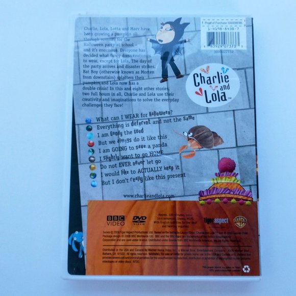 Magic School Bus Creepy Crawly Fun DVD, Charlie and Lola Halloween DVDs - Picture 5 of 5
